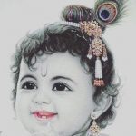 Childhood Picture of God Krishna Bhagwan