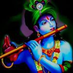 Krishna God Painting HD Wallpaper