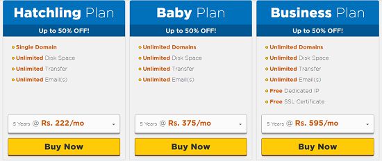 Hosting Plans