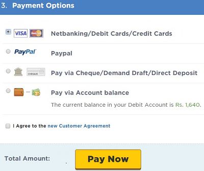Select Payment Method