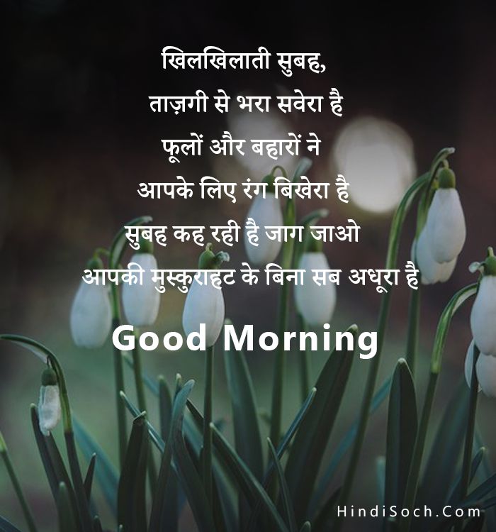 Zindagi Good Morning Shayari in Hindi