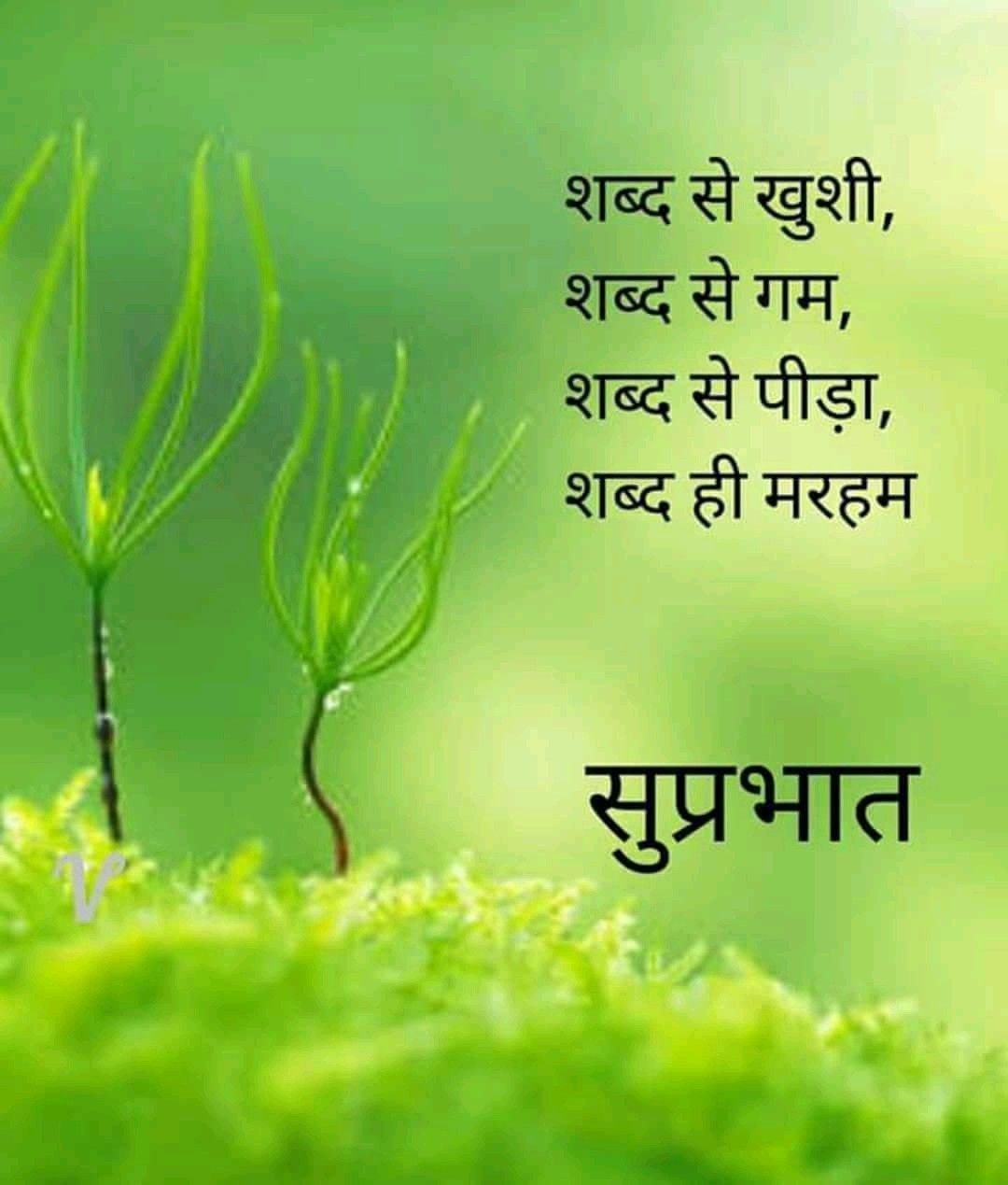 Inspiring Good Morning Pics in Hindi