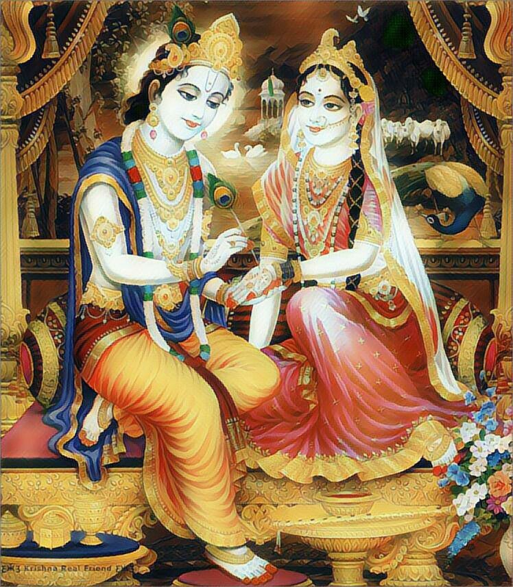 Beautiful Radha Krishna God Wallpaper who are in divine relationship