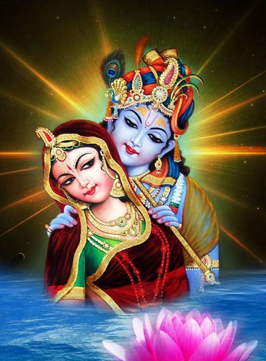 Charming Love Radha Krishna Wallpaper is uniqe because it is showcase of love between god and human being