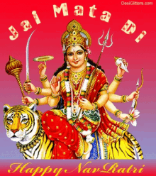 Jai Mata Di Navratri Gif For Whatsapp Download Free