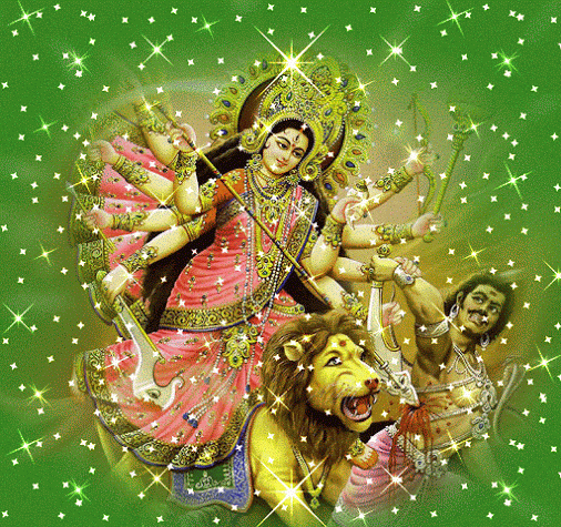 Sherawali Mata Durga Gif for Navratri Image Gif