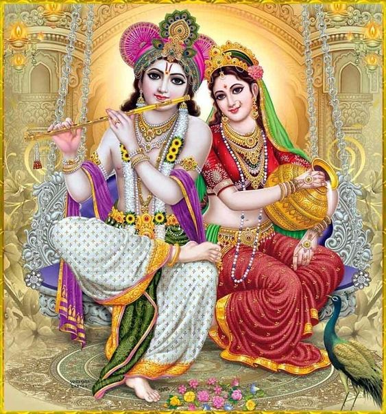 Most Venerated Romantic Couple Radha and Krishna HD Photos