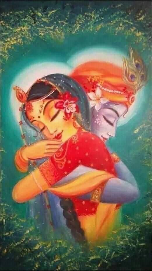 Radha Krishna Unbreakable Love Wallpaper for Painting