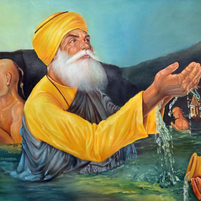 Guru Nanak Dev Jayanti Image Status Wallpaper
